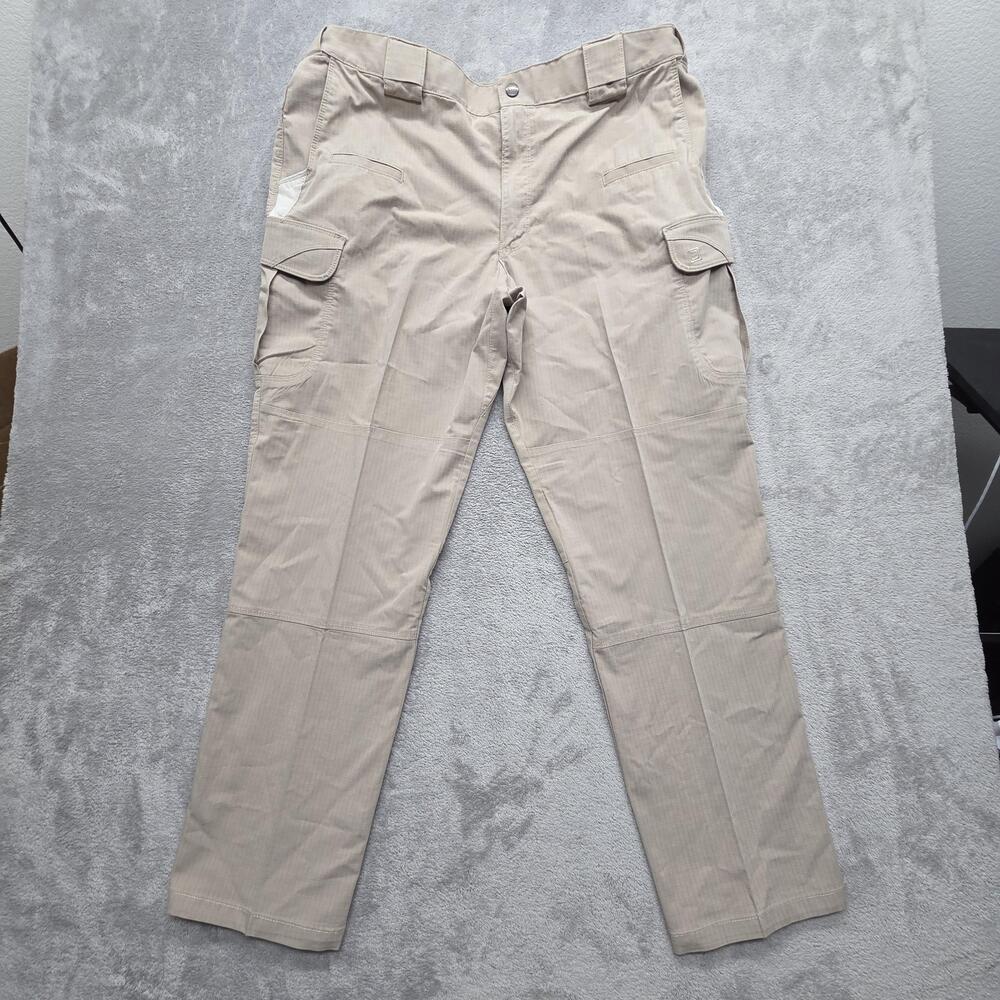 5.11 Tactical Stryke Pants Mens 40x32 Beige Cargo Relaxed Fit Pockets